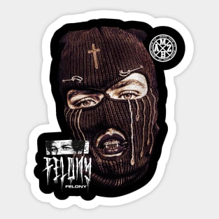 Balaclava Ski Mask Girl Sticker